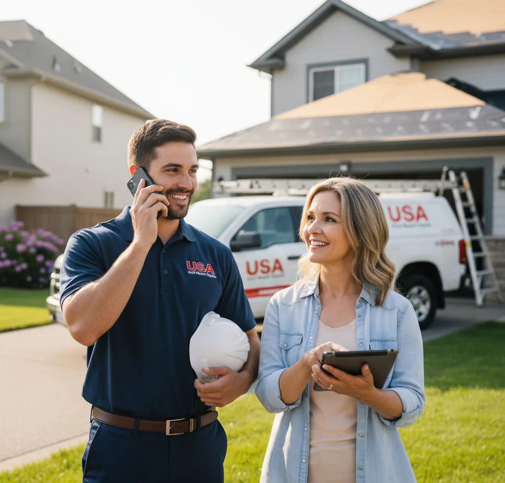 USA Roof Repair Experts customer support in Montgomery City